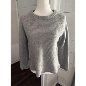 Jenni Kayne Cashmere Gray Crew Neck Sweater